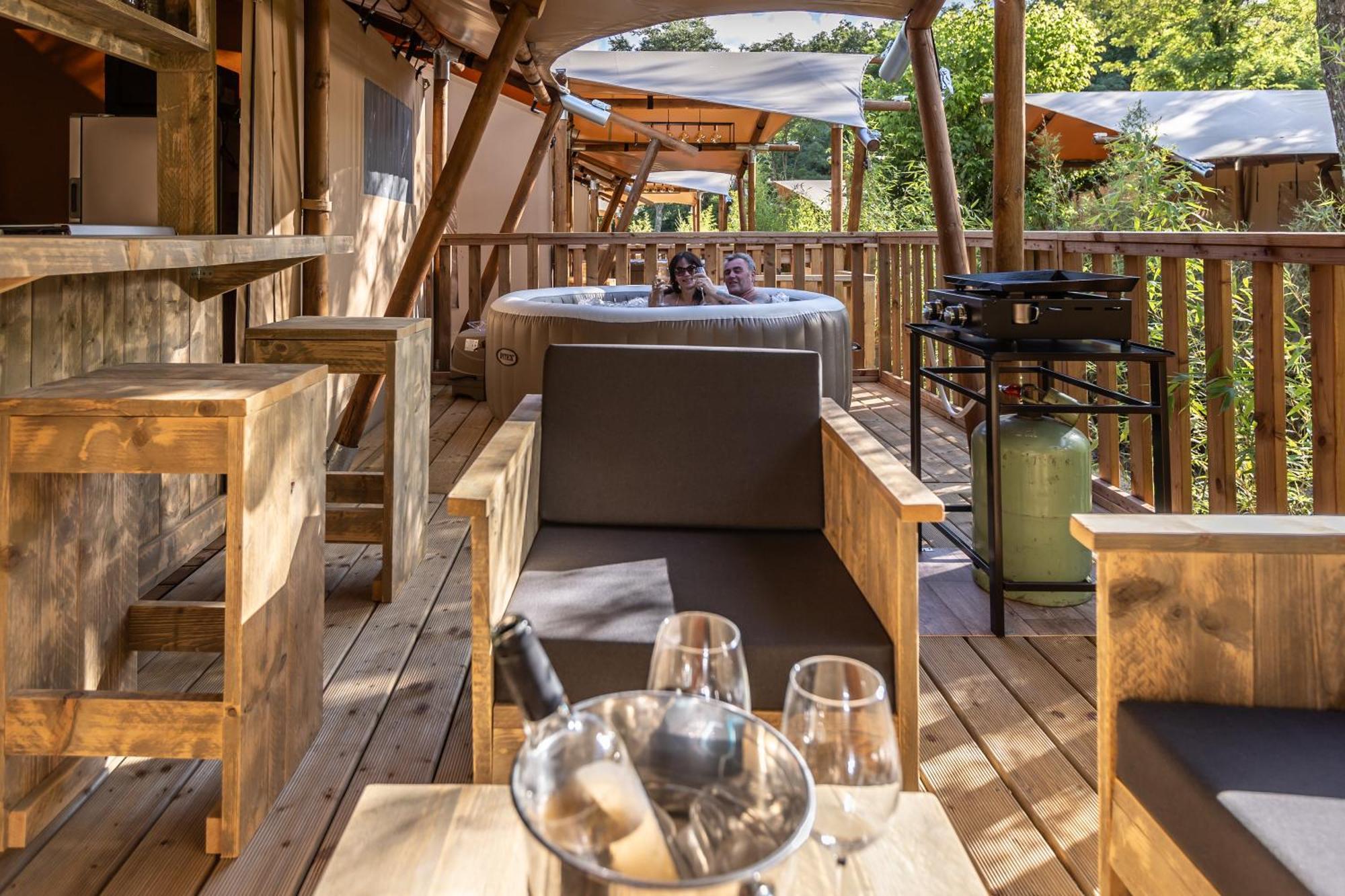 Aloha Plage Camping 4Etoiles Sampzon 外观 照片